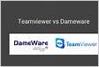 Dameware vs TeamViewer Comparison for RDM in